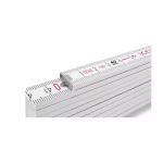 Regla plegable de madera con esquema de ángulo integrado Stabila 2M quinta vista