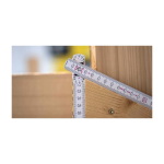 Regla plegable de madera con esquema de ángulo integrado Stabila 2M séptima vista
