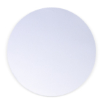 Alfombrilla de ratón redonda para impresión a todo color color blanco cuarta vista