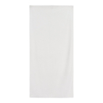 Toalla de algodón y terciopelo de poliéster para sublimar 70x140 cm color blanco segunda vista