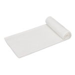 Toalla de algodón y terciopelo de poliéster para sublimar 100x180 cm color blanco