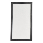 Alfombrilla para bar con base antideslizante para sublimación color negro segunda vista