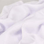 Manta de polar fleece de tacto ultra suave para sublimación 290 g/m2 color blanco cuarta vista