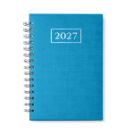 Agenda con anillas y tapa de cuero sintético de tamaño A5 segunda vista