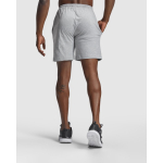 Pantalón corto unisex con cintura elástica 200 g/m2 Roly Direct Sport color azul marino cuarta vista de uso