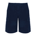 Bermuda corta con bolsillos hecha de algodón 200 g/m2 Roly Direct Amazonas color azul marino segunda vista