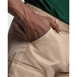 Bermuda corta laboral de algodón y poliéster 200 g/m2 Roly Armour color camel vista detalle 1