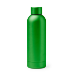 Botella térmica de acero inoxidable con acabado brillante 550ml color verde segunda vista