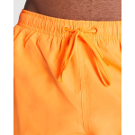 Bañador de poliéster con dos bolsillos laterales 100 g/m2 Roly Direct Aqua color naranja fluorescente vista detalle 1