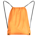 Mochila de cuerdas de poliéster 210D con ojales metálicos color naranja segunda vista