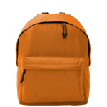 Mochila de poliéster 900D multiusos con compartimento principal color naranja segunda vista