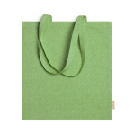 Bolsa de algodón reciclado a color resistente 8kg 120 g/m2 Eco Recycle color verde menta segunda vista