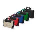 Portadocumentos acolchado de poliéster ideal para portátil color rojo vista detalle 3