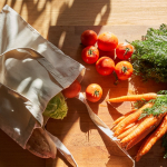 Bolsa de algodón en color natural con asas largas 180 g/m2 color natural vista detalle 1