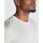 Camiseta técnica de hombre en poliéster reciclado 100 g/m2 Roly Direct Slam color verde suave vista detalle 2