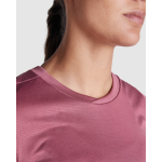 Camiseta de mujer de manga corta en poliéster reciclado 100 g/m2 Roly Direct Slam color blanco vista detalle 3