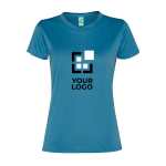 Camiseta de mujer de manga corta en poliéster reciclado 100 g/m2 Roly Direct Slam vista principal