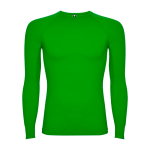 Camiseta térmica sin costuras adaptable 200 g/m2 Roly Direct Prime color verde segunda vista