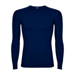 Camiseta térmica sin costuras adaptable 200 g/m2 Roly Direct Prime color azul marino segunda vista
