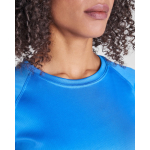 Camiseta técnica entallada de poliéster para mujer 135 g/m2 Roly Direct Bahrain color rojo vista detalle 1