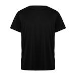 Camiseta técnica de poliéster en manga corta 135 g/m2 Roly Direct Daytona color negro segunda vista