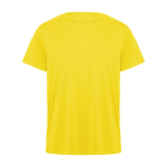 Camiseta técnica de poliéster en manga corta 135 g/m2 Roly Direct Daytona color amarillo segunda vista