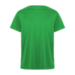 Camiseta técnica de poliéster en manga corta 135 g/m2 Roly Direct Daytona color verde segunda vista