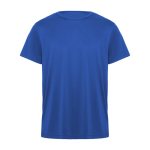 Camiseta técnica de poliéster en manga corta 135 g/m2 Roly Direct Daytona color azul real segunda vista