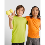 Camiseta técnica de poliéster en manga corta 135 g/m2 Roly Direct Daytona color amarillo fluorescente segunda vista de uso