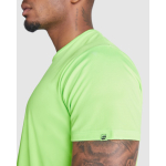 Camiseta técnica en manga corta de tejidos reciclados 135 g/m2 Roly Direct Imola color turquesa vista detalle 1