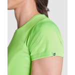 Camiseta técnica de poliéster reciclado para mujer 135 g/m2 Roly Direct Imola color turquesa vista detalle 1