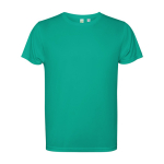 Camiseta técnica de poliéster reciclado de 125 g/m2 Roly Direct Estoril color verde esmeralda segunda vista