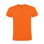 Camiseta de manga corta tubular en algodón 150 g/m2 Roly Direct Atomic color naranja segunda vista