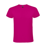 Camiseta de manga corta tubular en algodón 150 g/m2 Roly Direct Atomic color rosa segunda vista