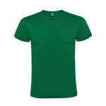 Camiseta de manga corta tubular en algodón 150 g/m2 Roly Direct Atomic color verde esmeralda segunda vista