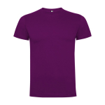 Camiseta de manga corta en algodón 165 g/m2 Roly Direct Dogo Premium color morado segunda vista