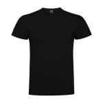 Camiseta de manga corta en algodón peinado 180 g/m2 Roly Direct Braco color negro segunda vista