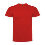 Camiseta de manga corta en algodón peinado 180 g/m2 Roly Direct Braco color rojo segunda vista