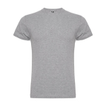 Camiseta de manga corta en algodón peinado 180 g/m2 Roly Direct Braco color gris claro segunda vista