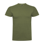 Camiseta de manga corta en algodón peinado 180 g/m2 Roly Direct Braco color verde militar segunda vista