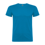 Camiseta de manga corta en algodón de punto liso 155 g/m2 Roly Direct Beagle color azul segunda vista