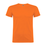 Camiseta de manga corta en algodón de punto liso 155 g/m2 Roly Direct Beagle color naranja segunda vista