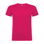 Camiseta de manga corta en algodón de punto liso 155 g/m2 Roly Direct Beagle color rosa segunda vista