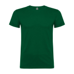 Camiseta de manga corta en algodón de punto liso 155 g/m2 Roly Direct Beagle color verde botella segunda vista