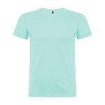 Camiseta de manga corta en algodón de punto liso 155 g/m2 Roly Direct Beagle color verde menta segunda vista