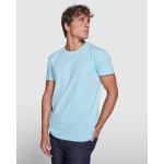 Camiseta de manga corta en algodón de punto liso 155 g/m2 Roly Direct Beagle color verde menta cuarta vista de uso