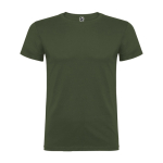 Camiseta de manga corta en algodón de punto liso 155 g/m2 Roly Direct Beagle color verde oscuro segunda vista