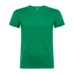 Camiseta de manga corta en algodón de punto liso 155 g/m2 Roly Direct Beagle color verde esmeralda segunda vista
