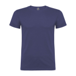 Camiseta de manga corta en algodón de punto liso 155 g/m2 Roly Direct Beagle color azul vaquero segunda vista