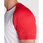 Camiseta sport de poliéster en doble color 140 g/m2 Roly Direct Indianapolis color marrón grisáceo vista detalle 1